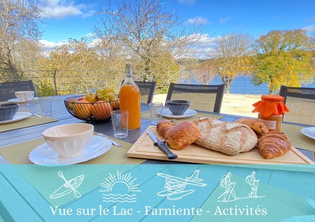 Villa Le Menhir 4 Ch Au Bord Du Lac Et Terrasse Villefranche-de-Panat Exteriör bild